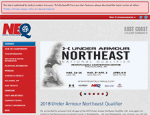 Tablet Screenshot of neqvolleyball.com